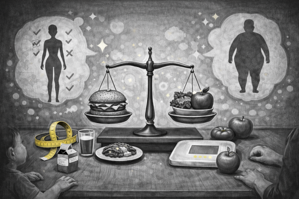 malestar emocional y relación negativa con la comida.