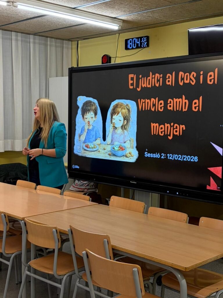 Formación para familias y centros escolares sobre el vínculo con la comida esther canelles